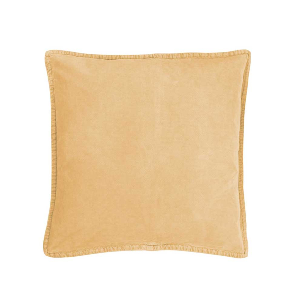 Pudebetr�k velour 50x50 cm. - lemon drop