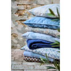 Pudebetrk velour 50x50 cm. - kornblomst