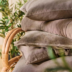 Pudebetr�k velour 50x50 cm. - muld