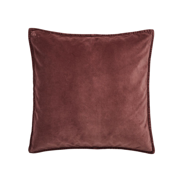 pudebetr�k i velour, stonewased, blommefarvet