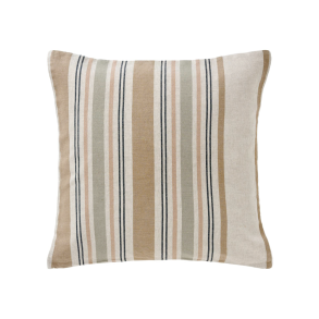 Pudebetr�k med striber 50x50 cm - h�r/rosa/gr�n