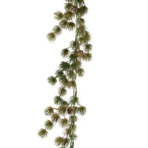 Granranke med guld glimmer - kunstig 