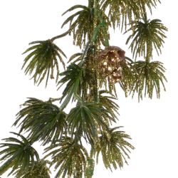 Granranke med guld glimmer - kunstig 