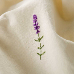 Stofserviet - ''Flora'' - lavendel