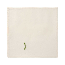 Stofserviet - ''Flora'' - rosmarin