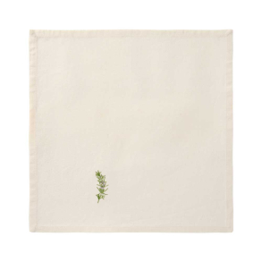 Stofserviet - ''Flora'' - rosmarin
