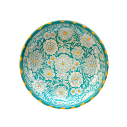 Lav skl ''Florencia'' 18 cm. - tyrkis