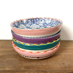 Lav skl ''Florencia'' 18 cm. - lilla