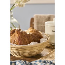 Brdserviet broderet - rund