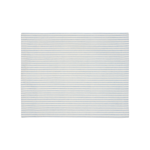 Stribet dkkeserviet - lysebl