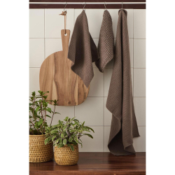 Strikkede karklude - mange farver