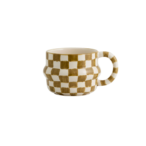 Kop m. hank ''Ysia'' - ternet mustard