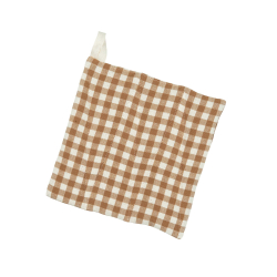 Grydelapper 2 stk. "Sebastian" - brun tern