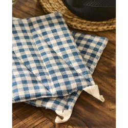 Grydelapper 2 stk. "Lucas" - bl tern