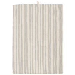 Viskestykke "Kasper" - natur m. bl� striber