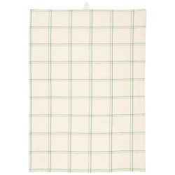 Viskestykke "Eskild" - natur m. gr�nne tern