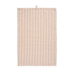 Viskestykke "Dixie" - Stiplede brune striber