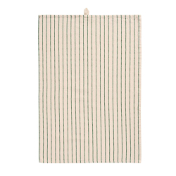 Viskestykke "Dixie" - Stiplede grnne striber