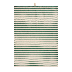 Viskestykke "Eske" - brede grnne striber