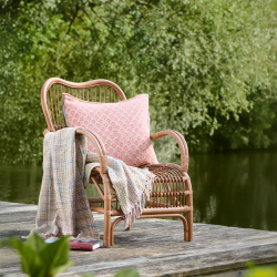 Pudebetr�k ''Vigga'' - pink blomster