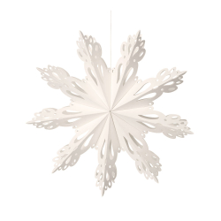 Juleophng af papir "Snowflake"