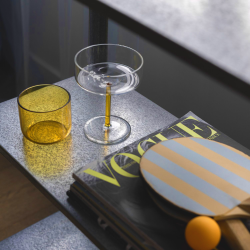Drikkeglas "Fizz" 29 cl. gul - 4 stk.