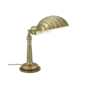 Bordlampe ''Musling'' - messing look