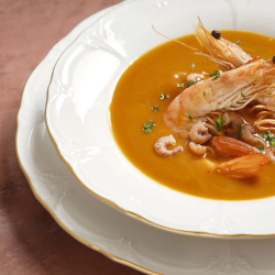 Dyb tallerken ''Golden rim Retro''