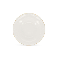 Dyb tallerken ''Golden rim Retro''