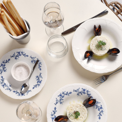 Frokosttallerken ''Blue Flower Retro''