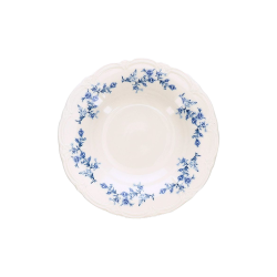 Dyb tallerken ''Blue Flower Retro''