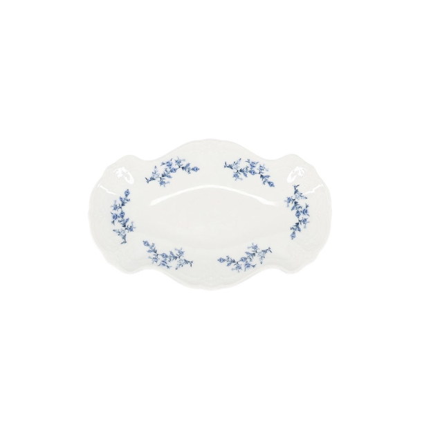 Serveringsfad ''Blue Flower Retro'' - 26 cm.