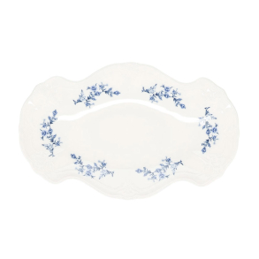 Serveringsfad ''Blue Flower Retro'' - 39 cm.