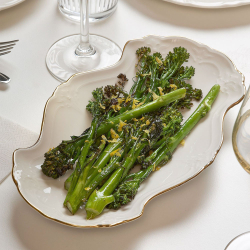 Serveringsfad ''Golden rim Retro'' - 26 cm.