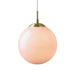 Glaspendel "Candy" rose - 30 cm.