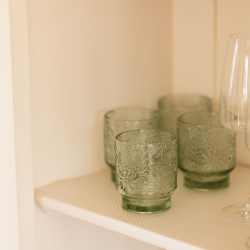 Drikkeglas "Flora" 30 cl. gr�n - 4 stk.