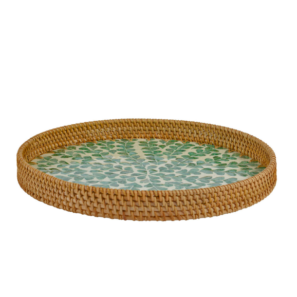 Bakke rattan "Leaf" - rund
