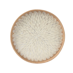 Bakke rattan "Flower" - rund
