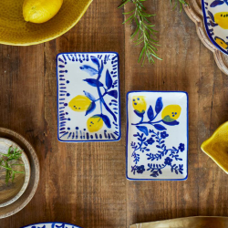 Lille fad ''lemons and flowers'' 