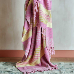 Plaid "Isnel" - pink