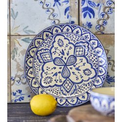 Tallerken "Karlie" coast 27,5 cm. - bl