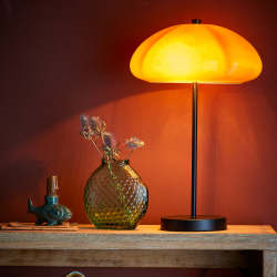 Bordlampe "Kinoko" - gul