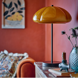Bordlampe "Kinoko" - gul