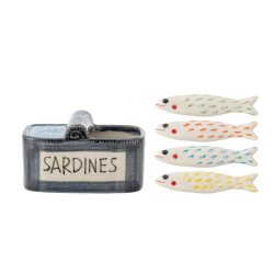 Spisepinde holder "Sardines" - 5 dele