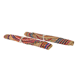 Rundt gulvtppe i jute - ''summer'' - stor