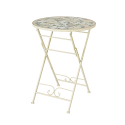 Mosaikbord "Geneva" - creme