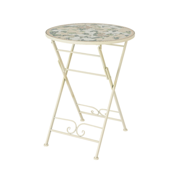 Mosaikbord "Geneva" - creme