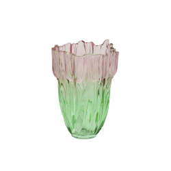 Glasvase "Tulips" - rosa
