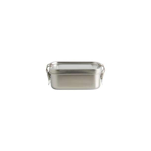 Madkasse i b�rstet st�l - 550 ml.