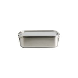 Madkasse i b�rstet st�l - 1400 ml.